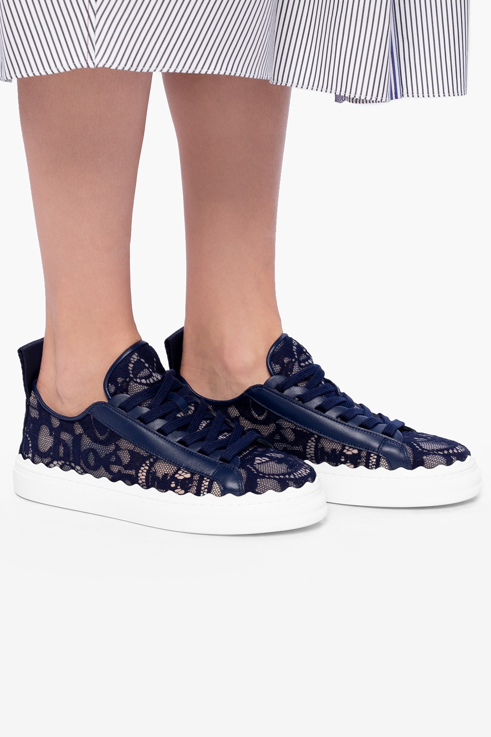 chloe lauren sneaker blue